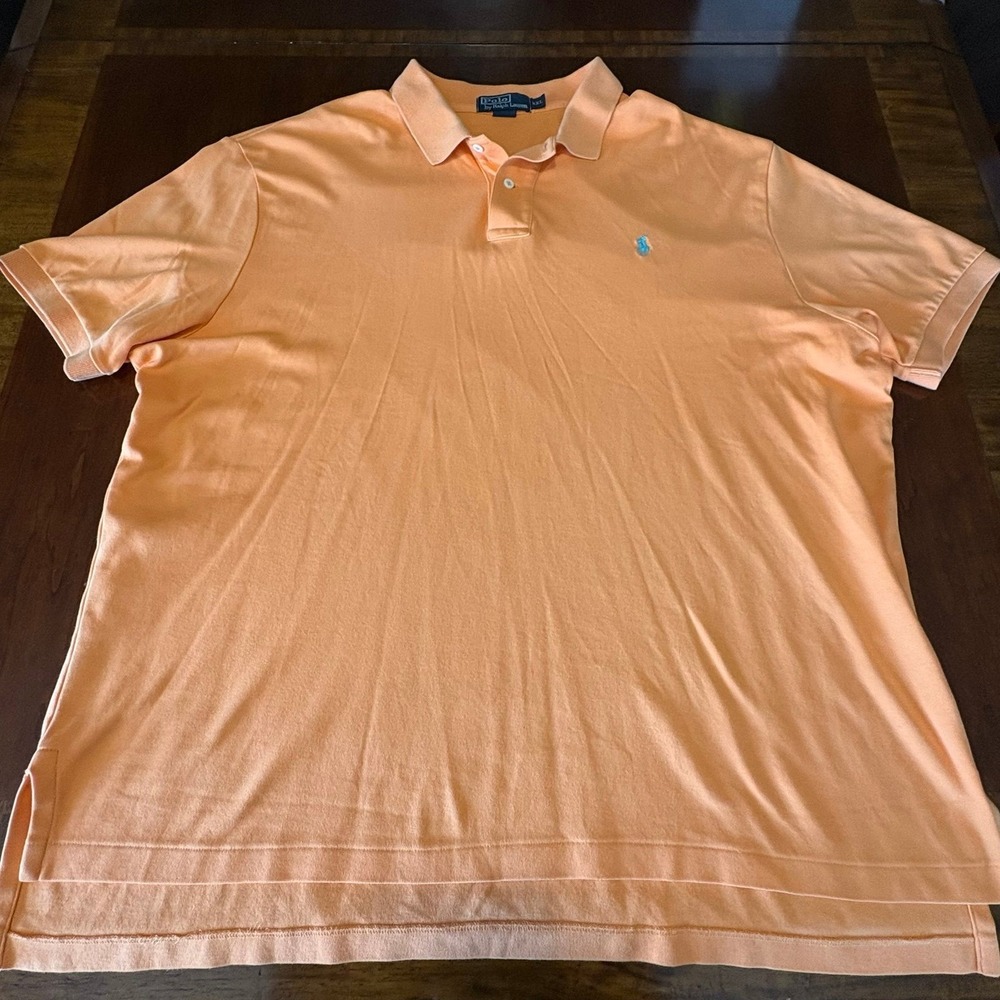 Polo Ralph Lauren‎ Orange Polo Shirt Classic Pony Logo XXL